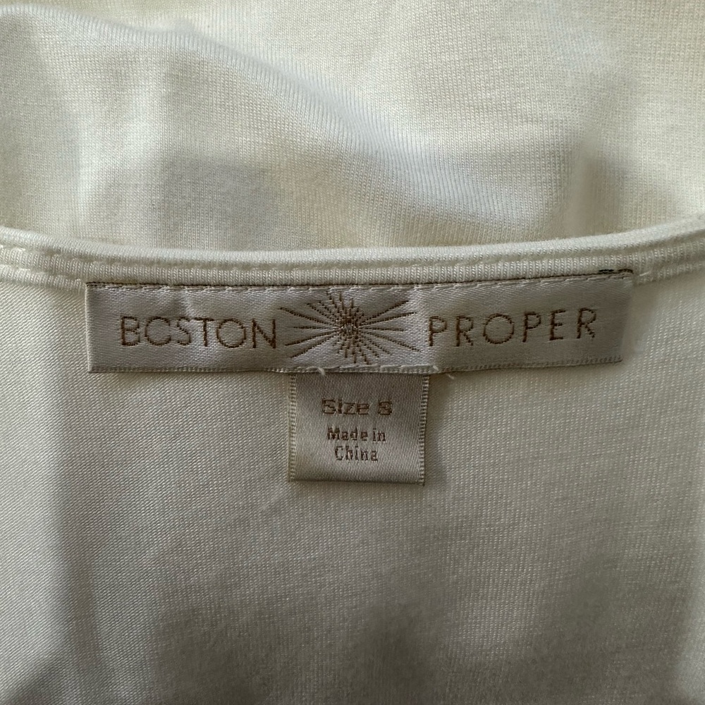 Boston Proper Cream Off White Wrap Tank Top - Picture 5 of 6
